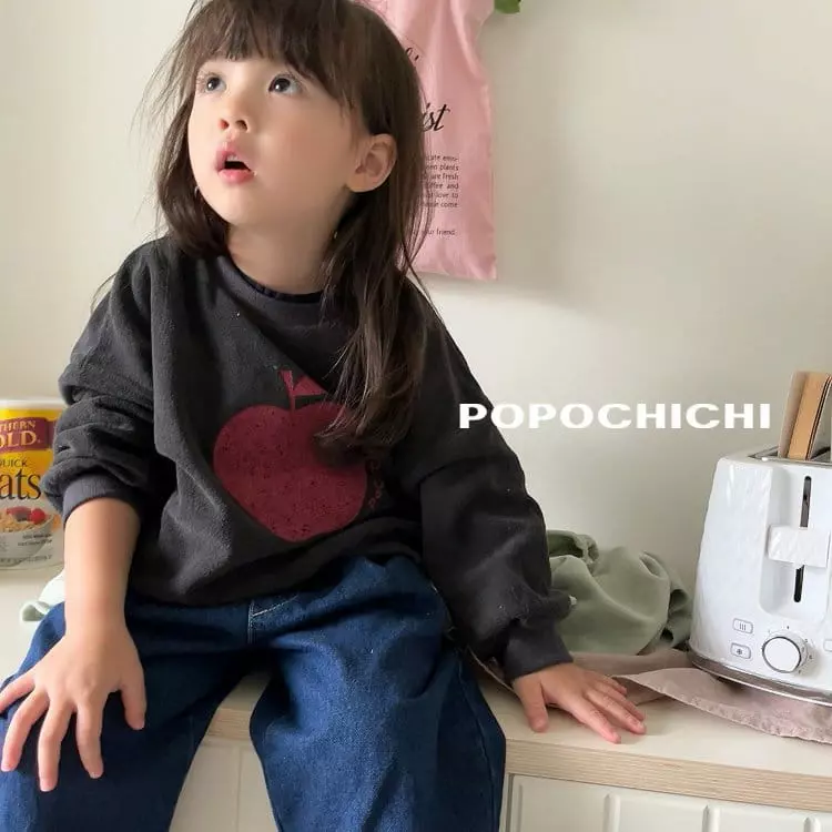 Popochichi - Korean Children Fashion - #discoveringself - Italy Apple Sweatshirt - 4