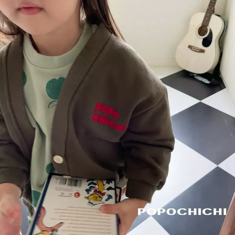 Popochichi - Korean Children Fashion - #discoveringself - Pochi Embroidery Cardigan - 4