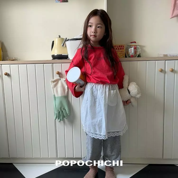 Popochichi - Korean Children Fashion - #fashionkids - Lace Apron - 2