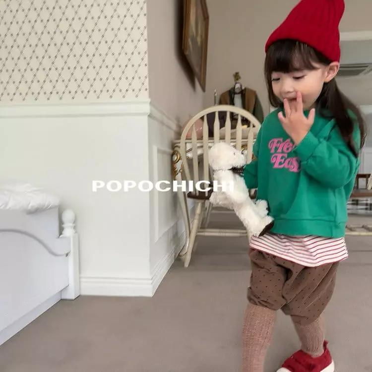 Popochichi - Korean Children Fashion - #kidsshorts - Free Sweatshirt - 6