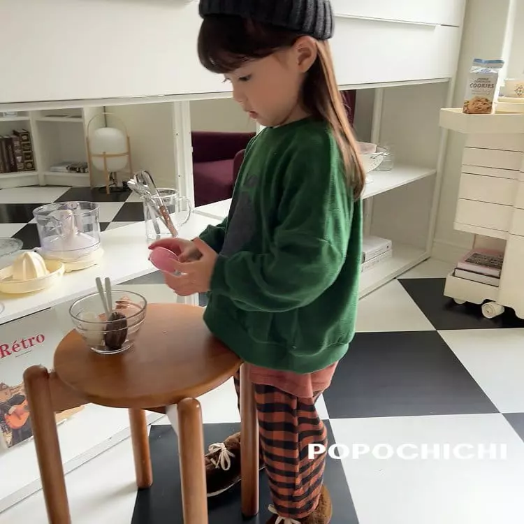 Popochichi - Korean Children Fashion - #kidsshorts - Italy Apple Sweatshirt - 5