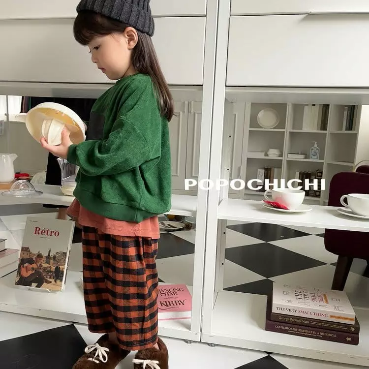 Popochichi - Korean Children Fashion - #kidsshorts - London Check Pants - 2