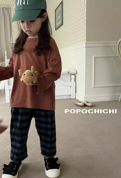 Popochichi - Korean Children Fashion - #kidsstore - London Check Pants - 3