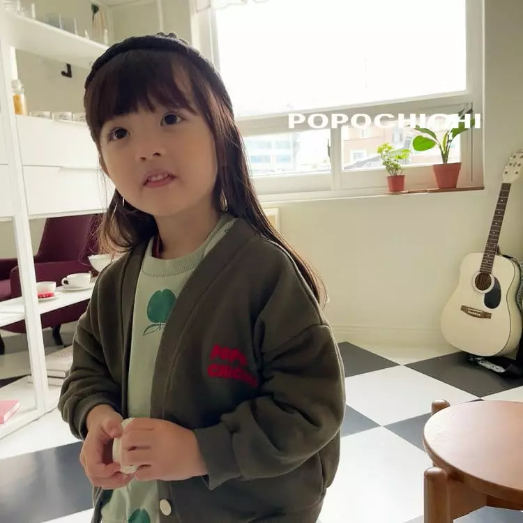 Popochichi - Korean Children Fashion - #kidsstore - Pochi Embroidery Cardigan - 6