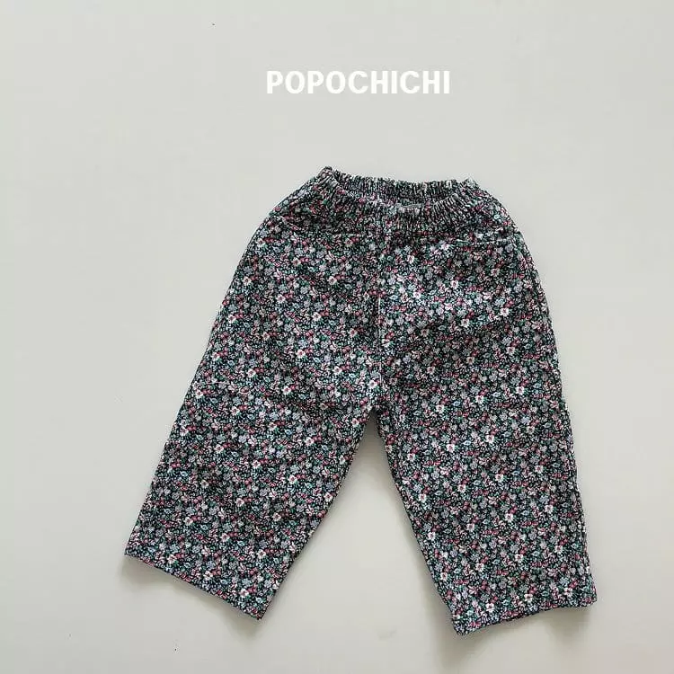 Popochichi - Korean Children Fashion - #kidzfashiontrend - San Francisco Flower Pants - 2