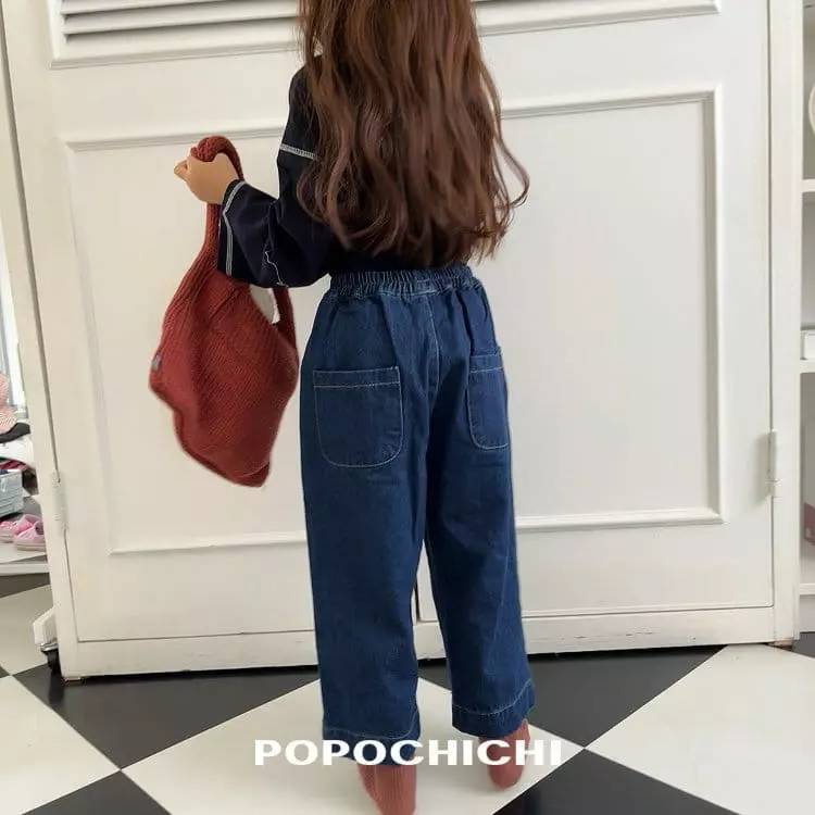 Popochichi - Korean Children Fashion - #kidzfashiontrend - Denim Jeans
