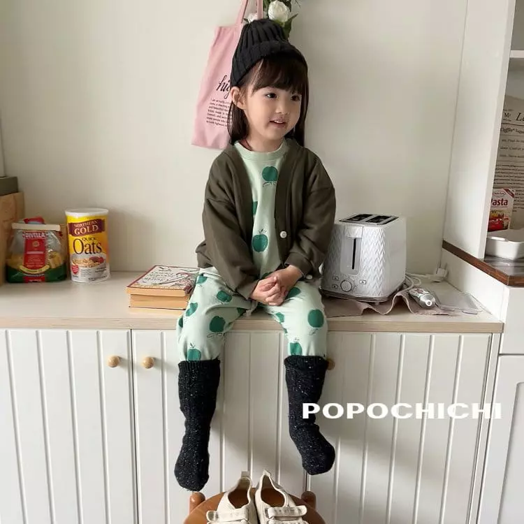 Popochichi - Korean Children Fashion - #kidzfashiontrend - Pochi Embroidery Cardigan - 7