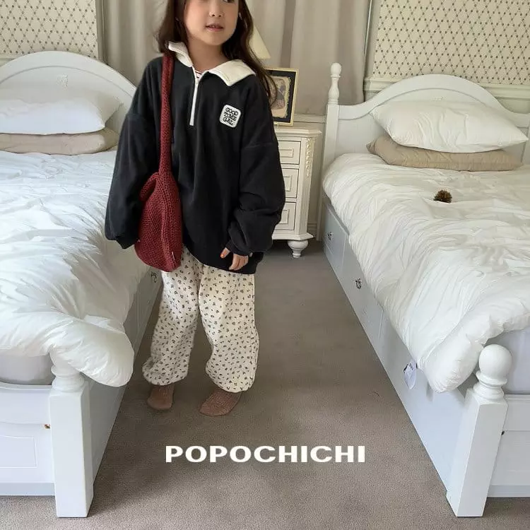 Popochichi - Korean Children Fashion - #kidzfashiontrend - Collar Sweatshirt - 6