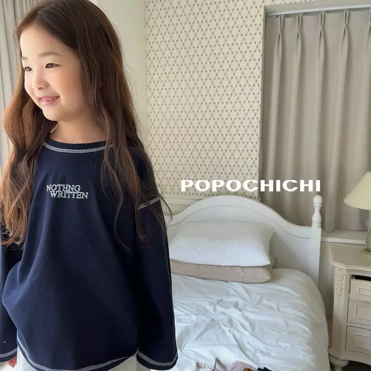 Popochichi - Korean Children Fashion - #littlefashionista - Nothing Tee - 2