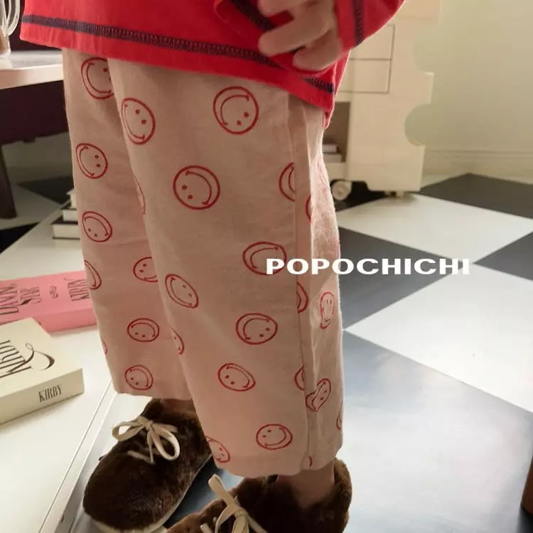 Popochichi - Korean Children Fashion - #littlefashionista - Smile Pants - 2