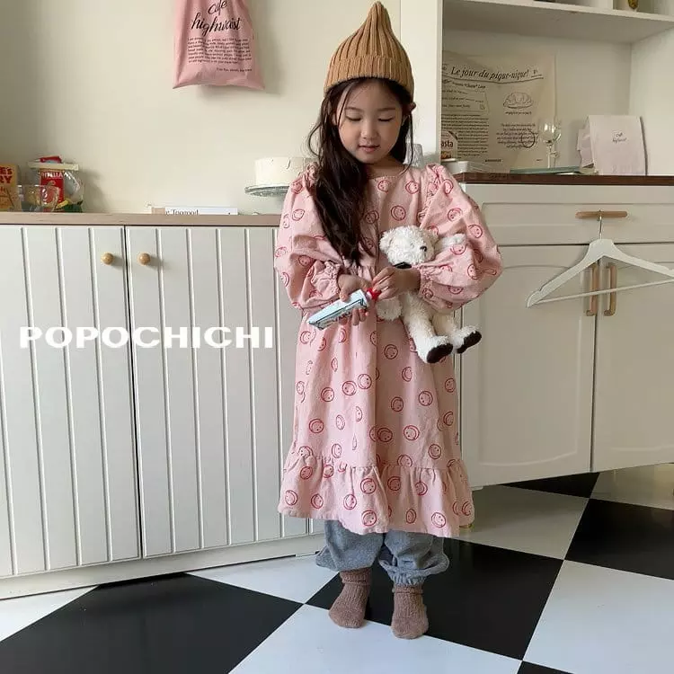 Popochichi - Korean Children Fashion - #littlefashionista - Smile One-piece