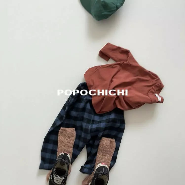 Popochichi - Korean Children Fashion - #magicofchildhood - London Check Pants - 7