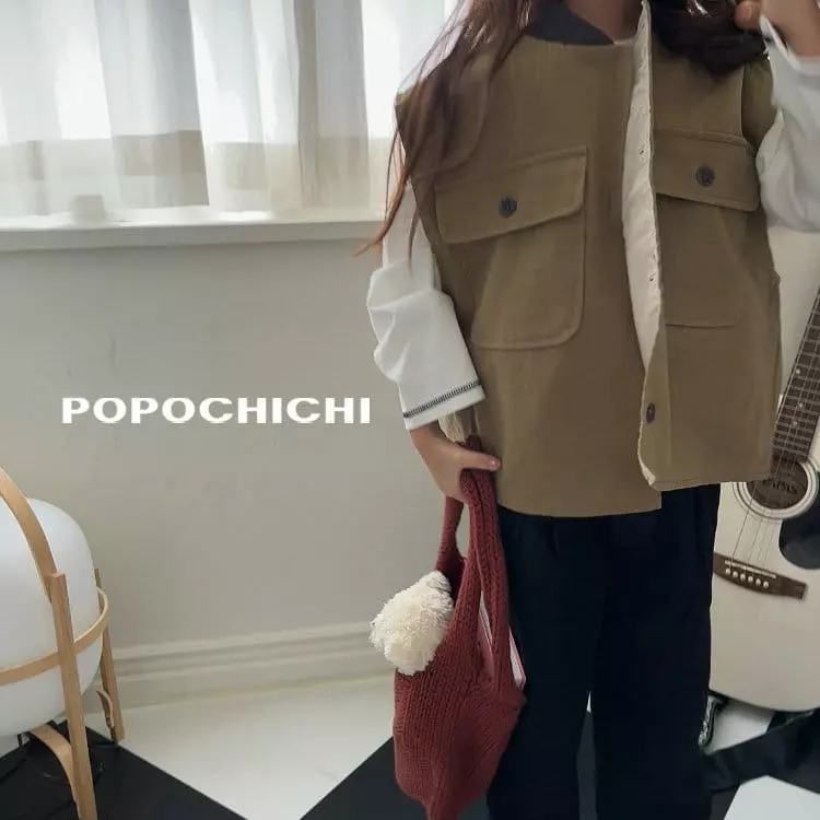 Popochichi - Korean Children Fashion - #magicofchildhood - Pocket Mon Vest