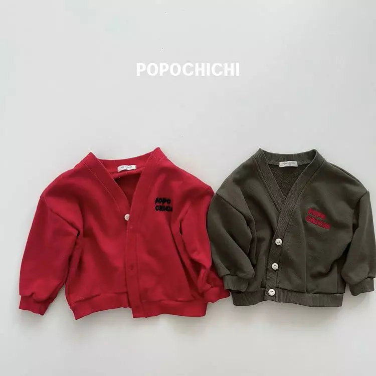 Popochichi - Korean Children Fashion - #magicofchildhood - Pochi Embroidery Cardigan - 10