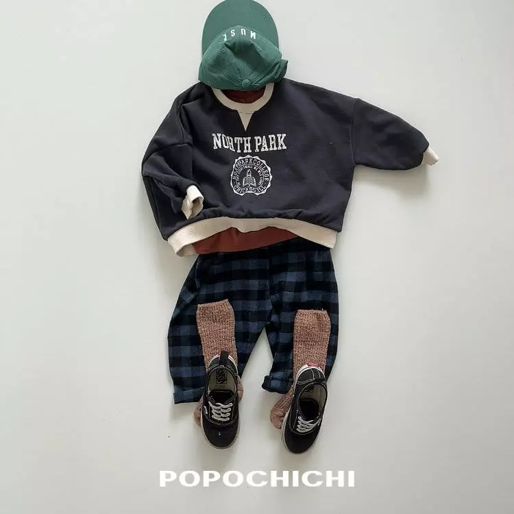 Popochichi - Korean Children Fashion - #minifashionista - London Check Pants - 8