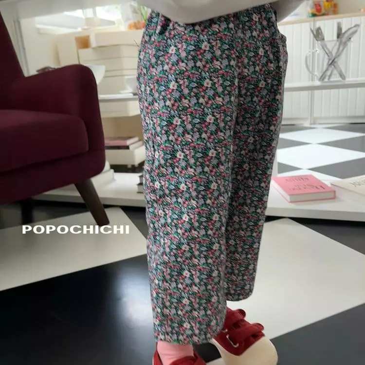 Popochichi - Korean Children Fashion - #minifashionista - San Francisco Flower Pants - 6