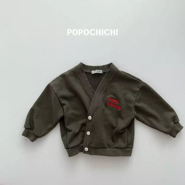 Popochichi - Korean Children Fashion - #minifashionista - Pochi Embroidery Cardigan - 11