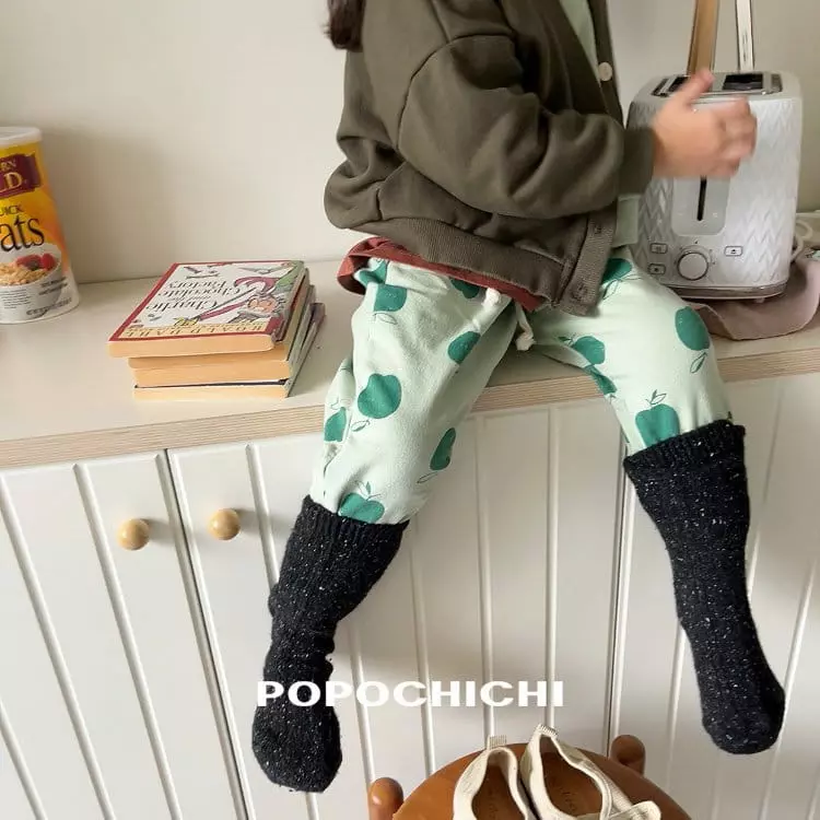 Popochichi - Korean Children Fashion - #prettylittlegirls - Patch Apple Sweatshirt - 2