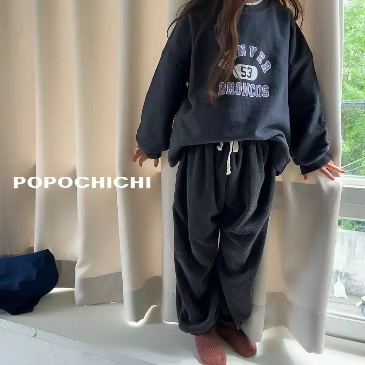 Popochichi - Korean Children Fashion - #prettylittlegirls - Italy Terry Pants - 11