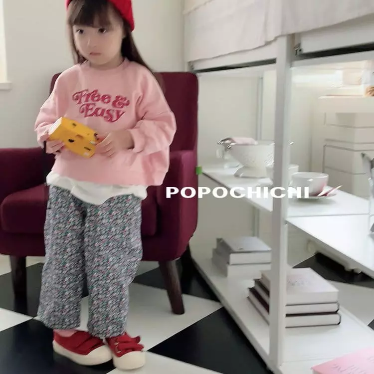 Popochichi - Korean Children Fashion - #prettylittlegirls - San Francisco Flower Pants - 7