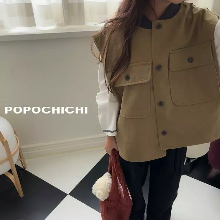 Popochichi - Korean Children Fashion - #prettylittlegirls - Pocket Mon Vest - 3