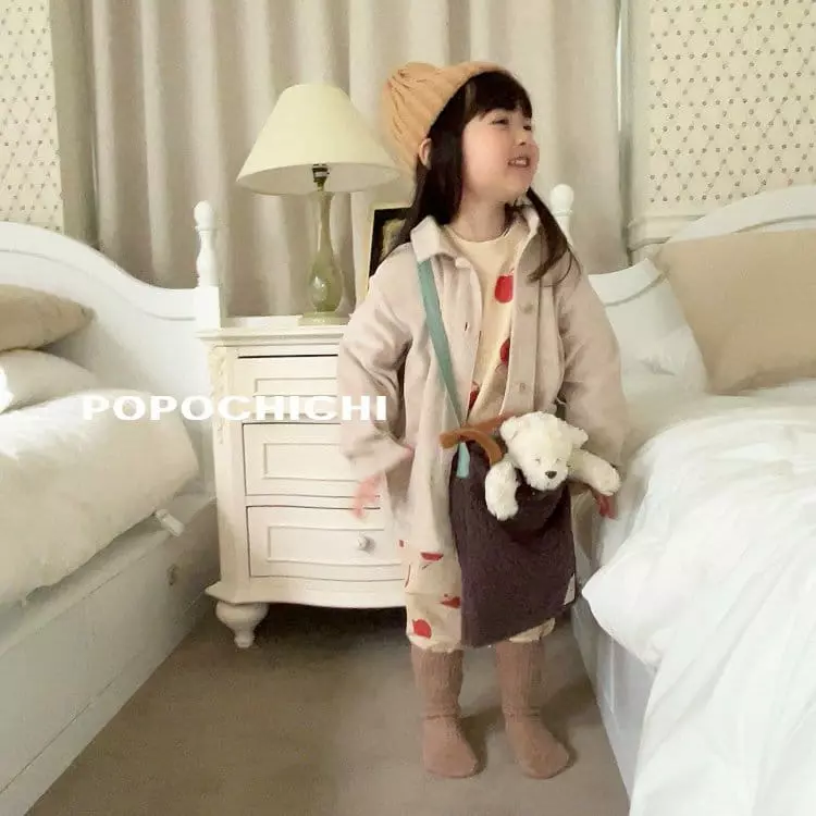 Popochichi - Korean Children Fashion - #todddlerfashion - Basic Apple Sweatshirt - 2