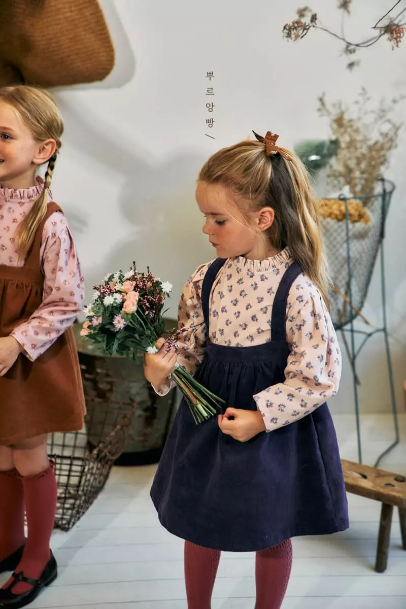 Pourenfant - Korean Children Fashion - #Kfashion4kids - Berni Bouquet Blouse - 3