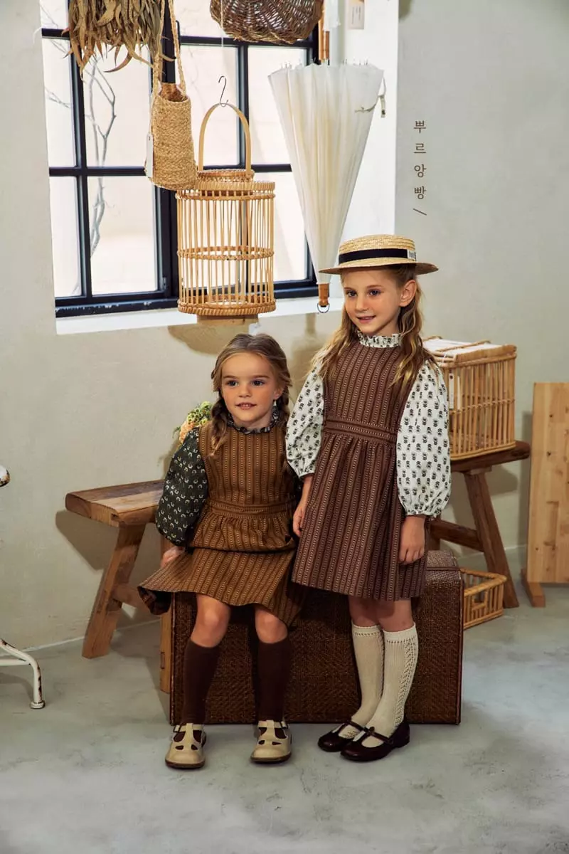 Pourenfant - Korean Children Fashion - #childofig - Olive One-piece - 9