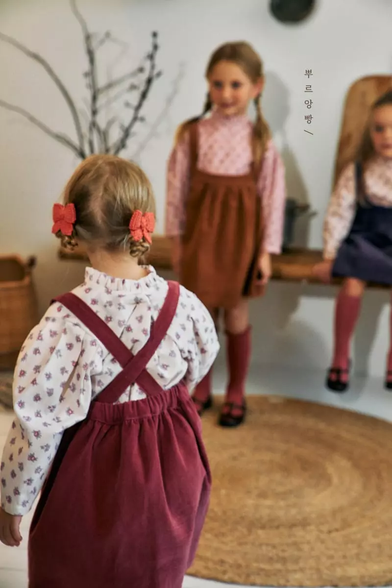Pourenfant - Korean Children Fashion - #childrensboutique - Berni Bouquet Blouse - 12