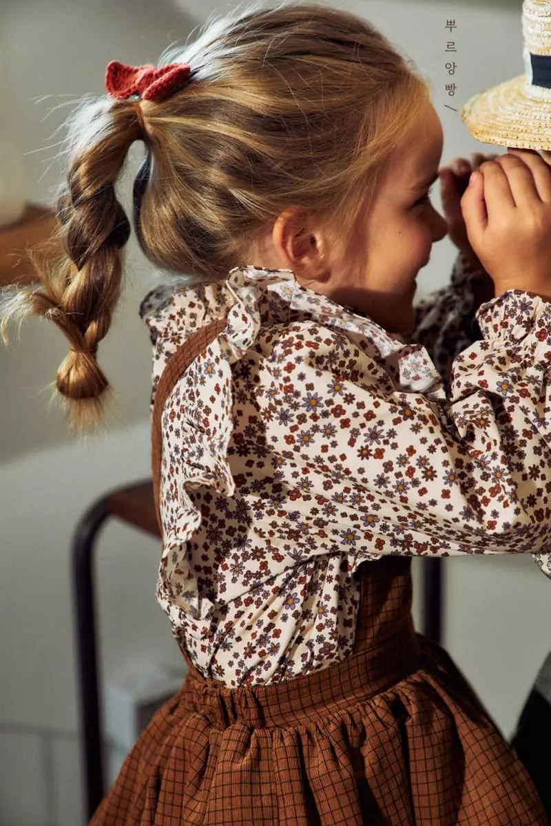 Pourenfant - Korean Children Fashion - #designkidswear - Ned Dungarees Skirt - 10
