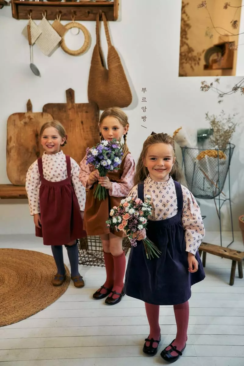 Pourenfant - Korean Children Fashion - #kidsstore - Berni Bouquet Blouse