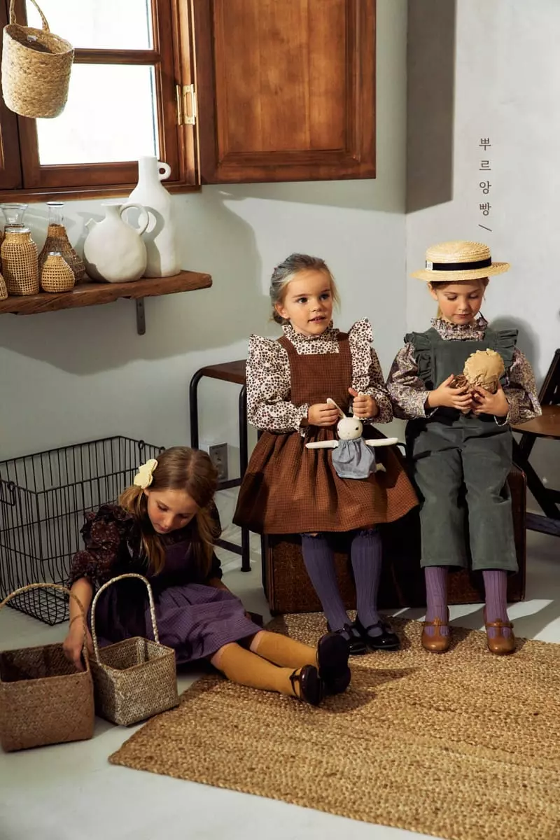 Pourenfant - Korean Children Fashion - #kidzfashiontrend - Ned Dungarees Skirt