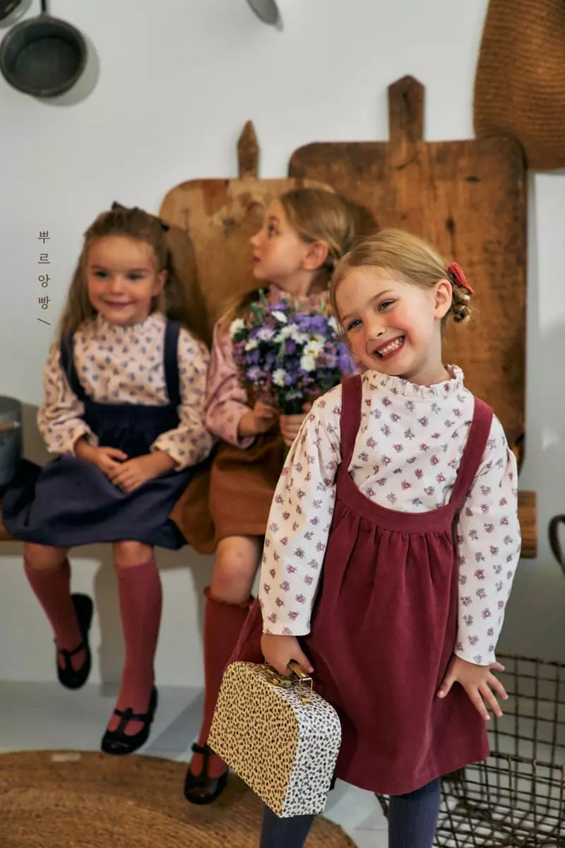 Pourenfant - Korean Children Fashion - #kidzfashiontrend - Berni Bouquet Blouse - 2