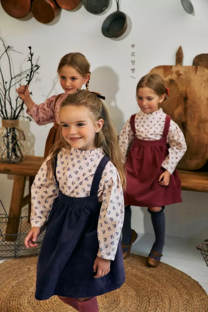 Pourenfant - Korean Children Fashion - #stylishchildhood - Berni Bouquet Blouse - 10
