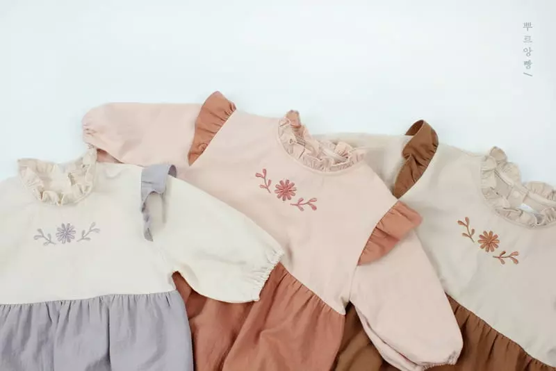Pourenfant - Korean Children Fashion - #toddlerclothing - Bebe Rozalin Bodysuit - 2