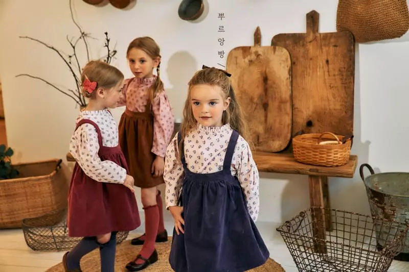 Pourenfant - Korean Children Fashion - #toddlerclothing - Berni Bouquet Blouse - 9