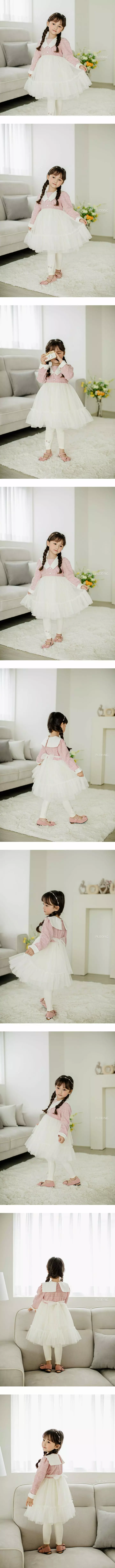 Pudding - Korean Children Fashion - #kidzfashiontrend - Check One-piece