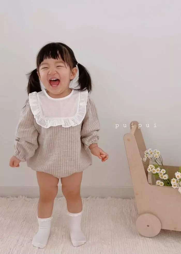 Puipui - Korean Baby Fashion - #babyfever - Love Bodysuit