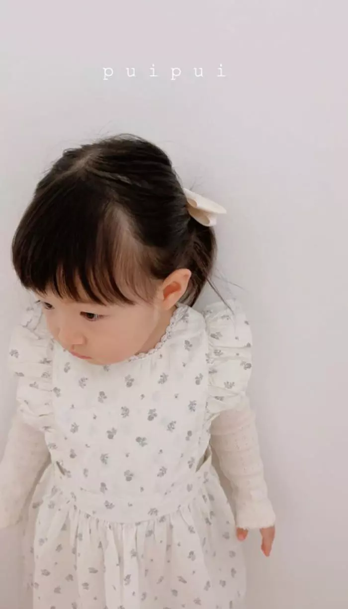 Puipui - Korean Baby Fashion - #babylifestyle - Apron One-piece with Bonnet - 6