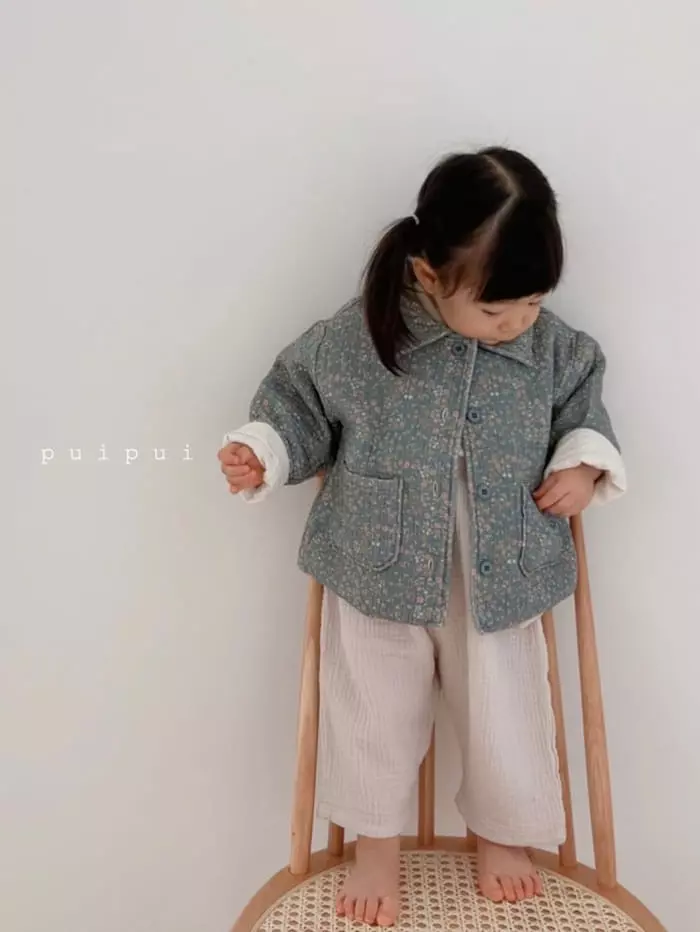 Puipui - Korean Baby Fashion - #babylifestyle - Forming Collar Jacket - 2
