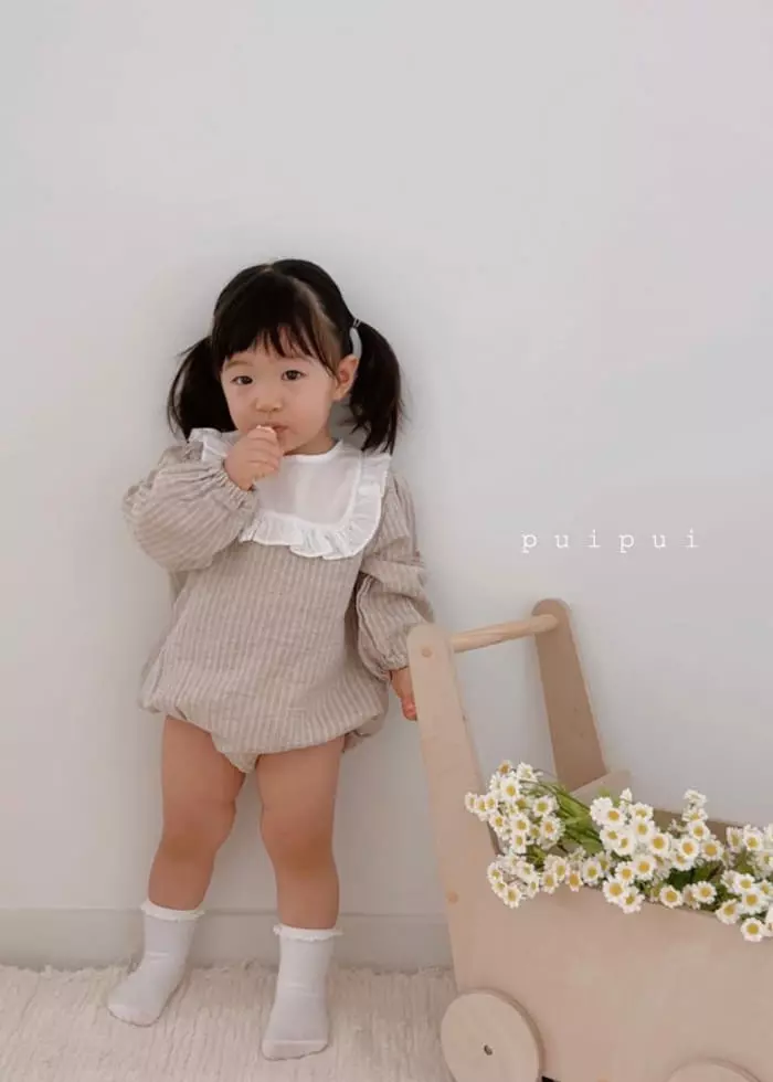Puipui - Korean Baby Fashion - #babylifestyle - Love Bodysuit - 4