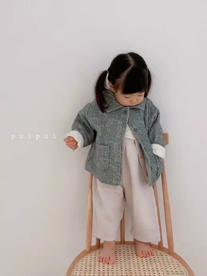Puipui - Korean Baby Fashion - #babyoninstagram - Forming Collar Jacket - 3