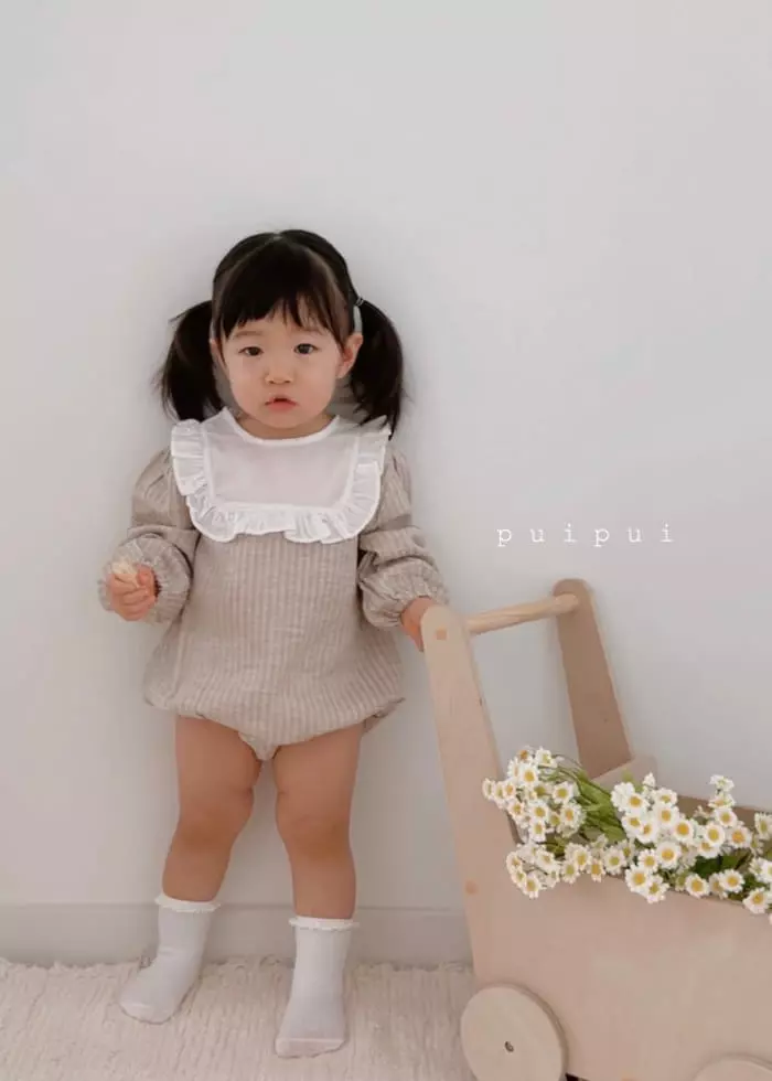 Puipui - Korean Baby Fashion - #babyoutfit - Love Bodysuit - 6