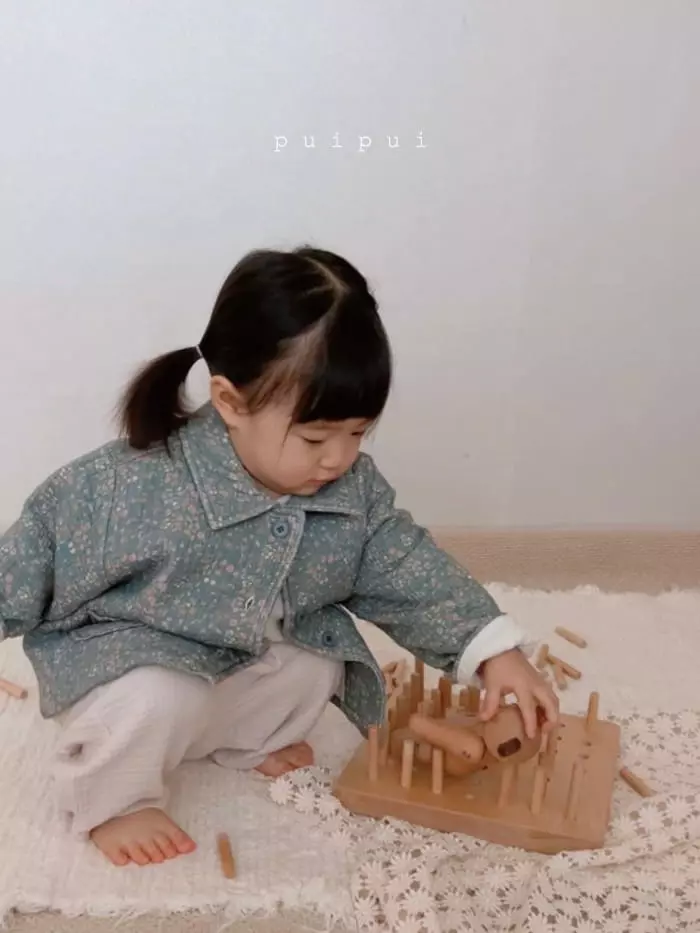 Puipui - Korean Baby Fashion - #babyoutfit - Forming Collar Jacket - 5