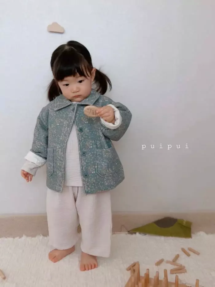 Puipui - Korean Baby Fashion - #babyoutfit - Forming Collar Jacket - 6