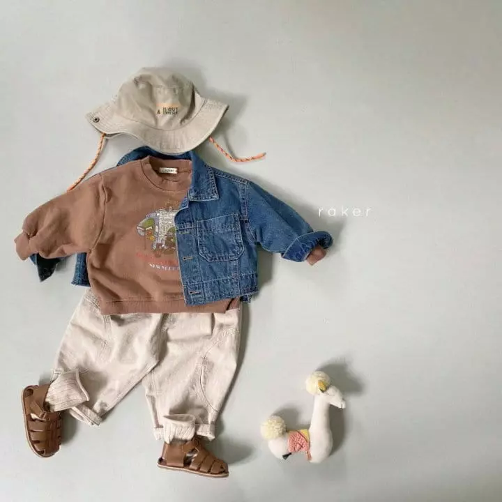 Raker - Korean Children Fashion - #childofig - Over Denim Jacket - 7
