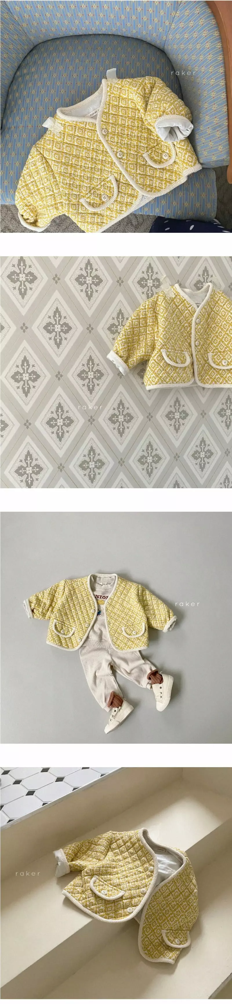 Raker - Korean Children Fashion - #childrensboutique - Jacquard Cardigan - 2