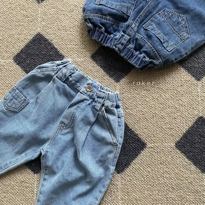Raker - Korean Children Fashion - #littlefashionista - Coouing Pocket Pants - 2