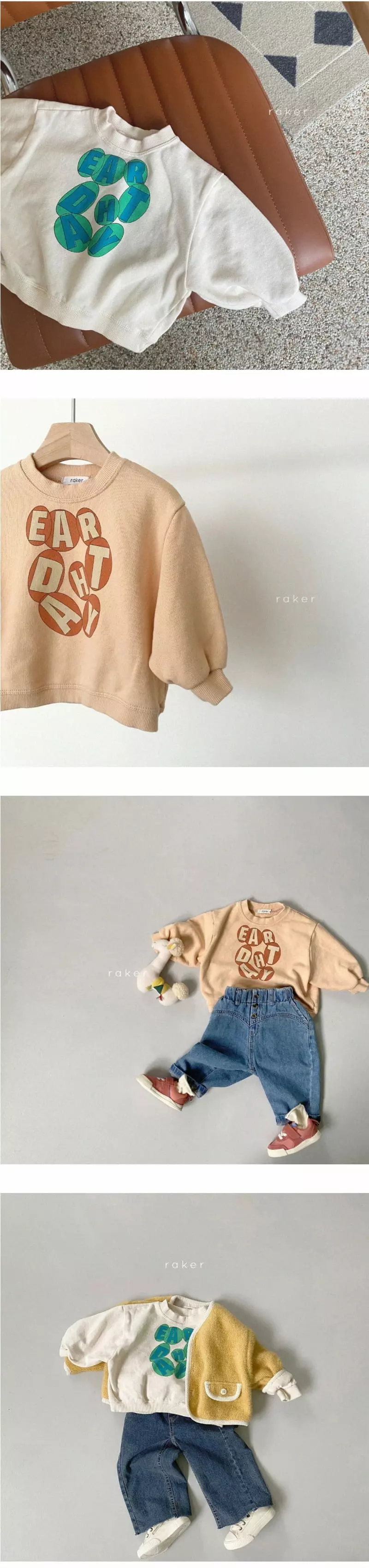 Raker - Korean Children Fashion - #prettylittlegirls - Earth Day Tee - 2