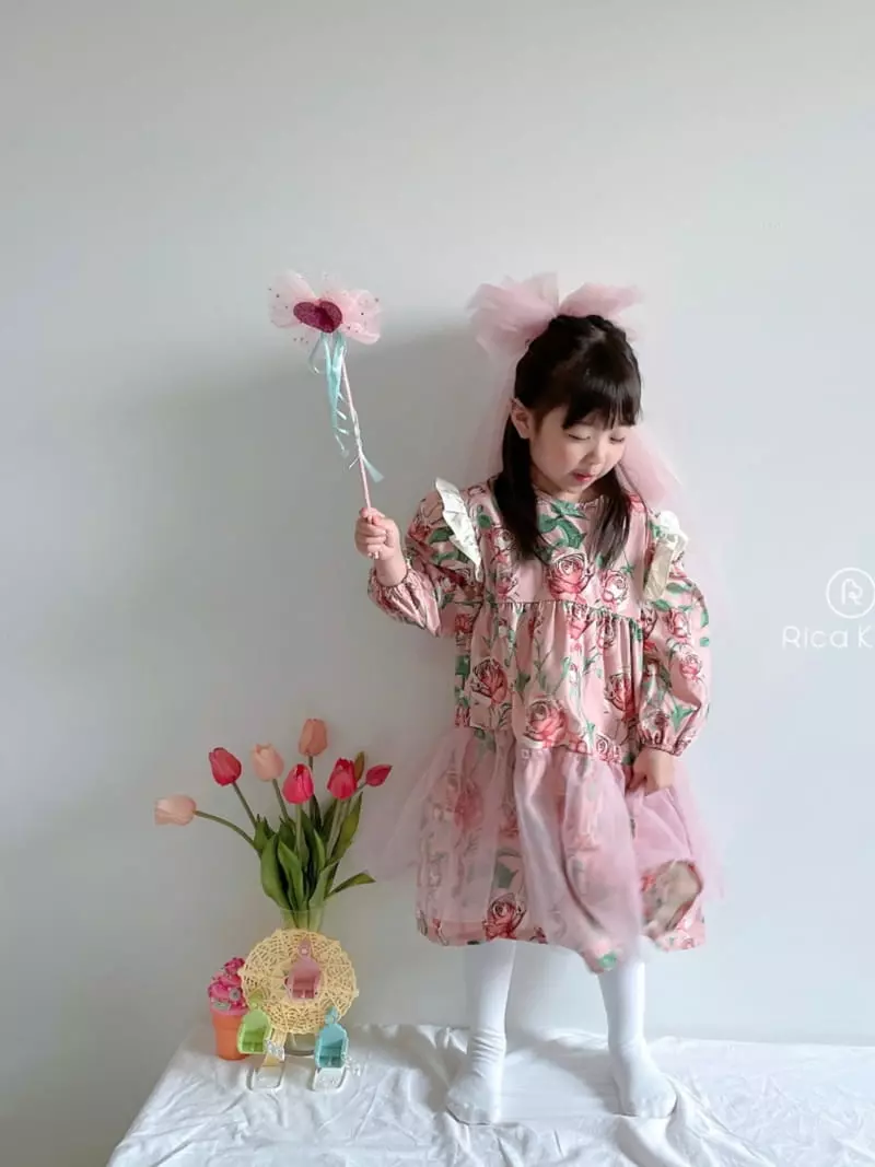 Rica - Korean Children Fashion - #childofig - Rose One-piece - 7